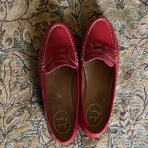 Jack Rogers Red Patent Loafers